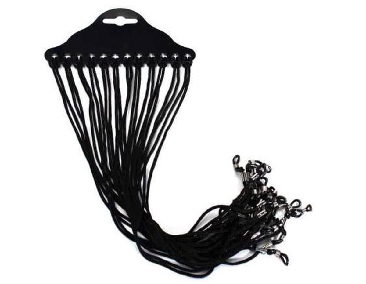 Glasses Cord / 12 Pieces / Black Cord / 3D โ image 2
