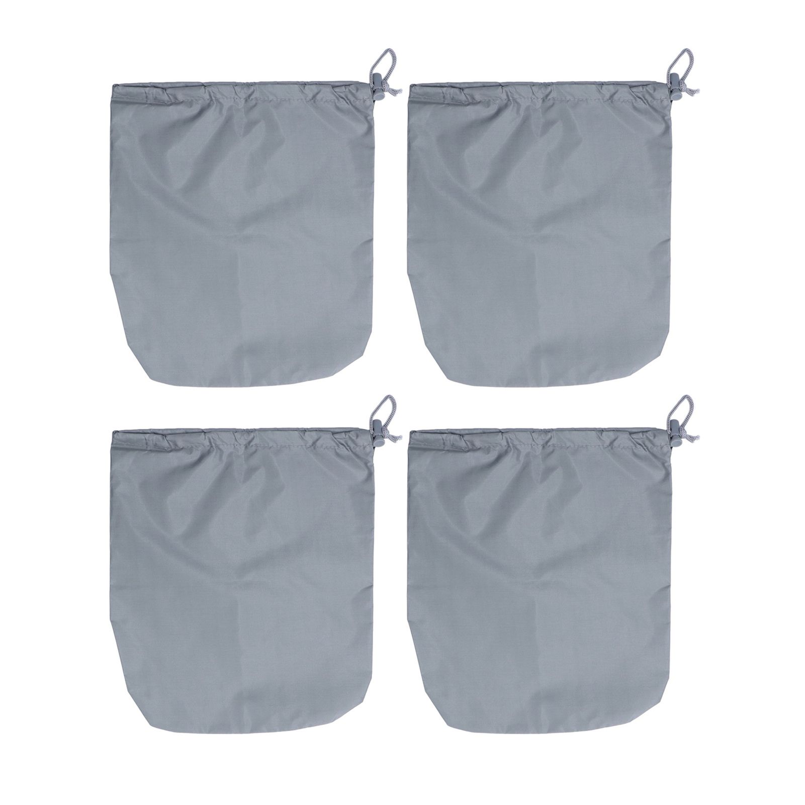 4PCS Car Rearview Mirror Protective Cover 190T Polyester Taffeta Faucet Frost Guard CoverGrey