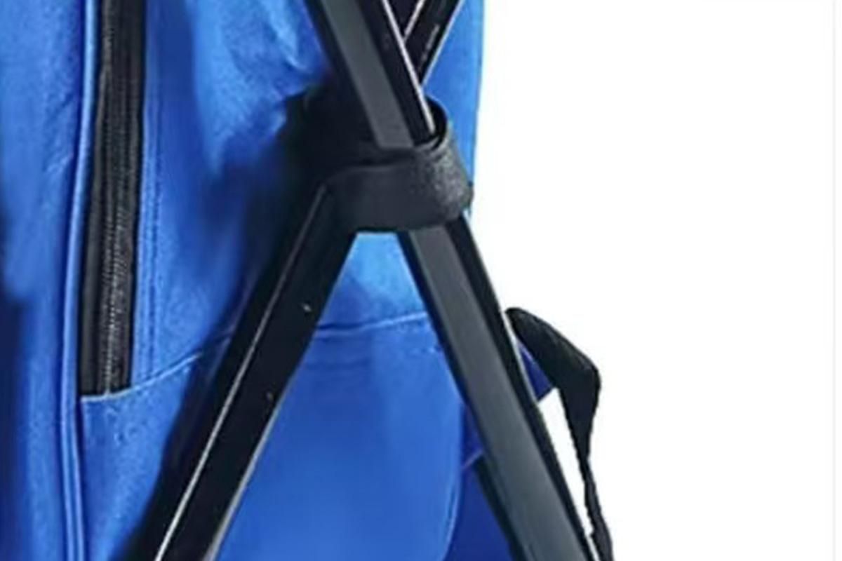 Portable Cooler Stool Multi-Function Folding Fishing Chair - Blue — image 4