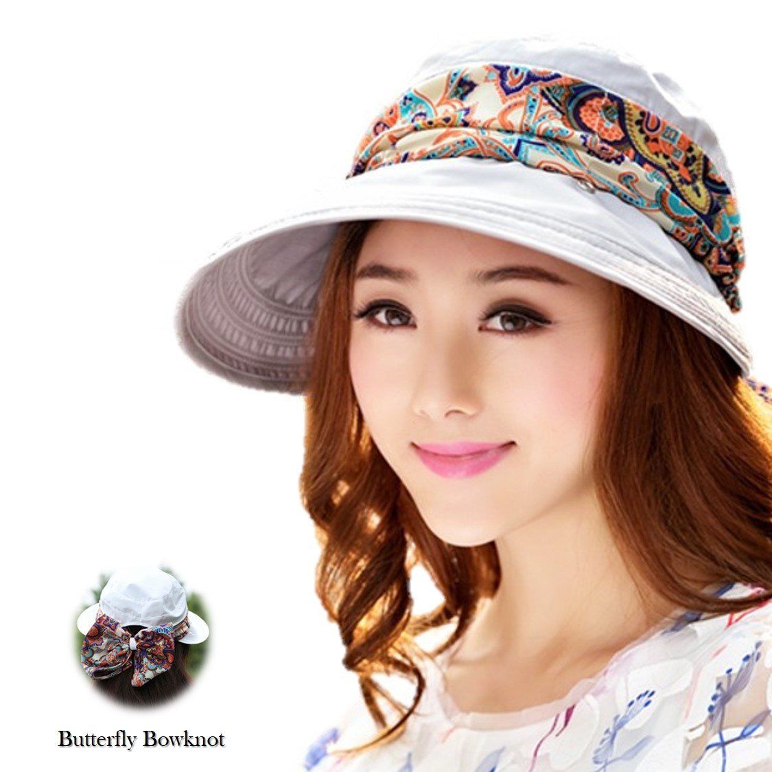Wide Brim Sun Visor UPF 50+ UV Protection Sun Hat with Neck Protector -allow for all the outdoor activities — image 3