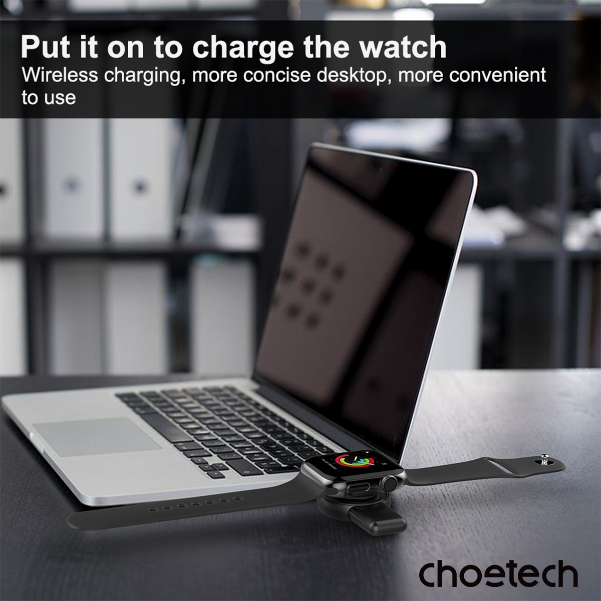 CHOETECH T606-F USB-A +USB-C Magnetic Charger for Samsung & Apple Watch โ image 5