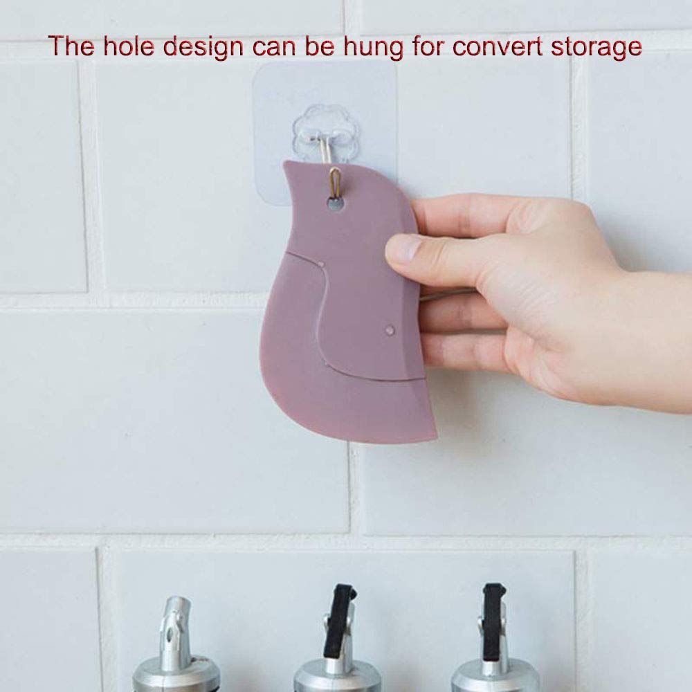 2pcs Penguin Shape Baking Tool Soft Cleaning Blade Scraper Oil Dish Plate Scraping Dirty Stains Cleaning Wiping Board 11x7 cm — image 3