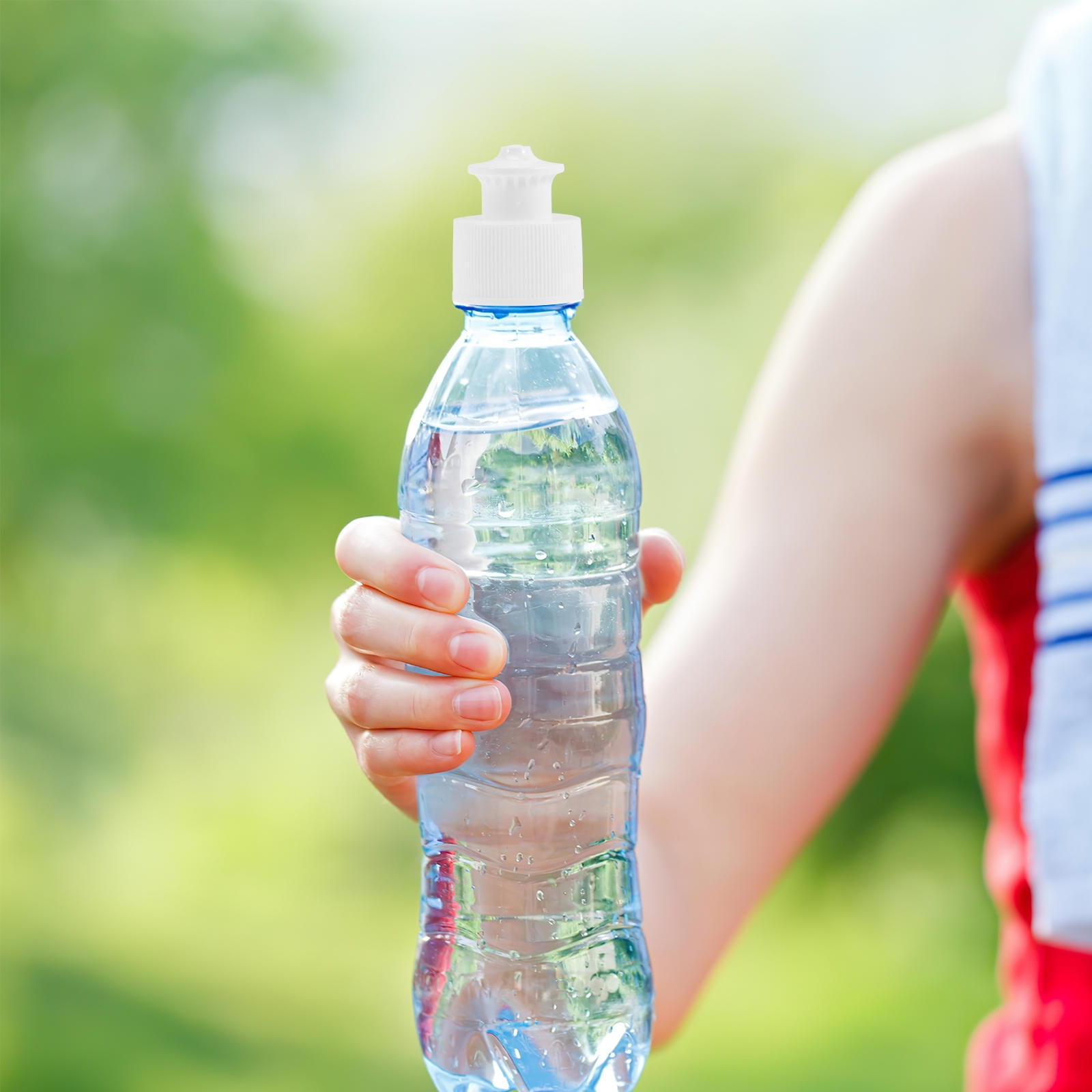 PE Reusable Water Bottle Caps 40Pcs for Athletes and Outdoor Activities — image 6