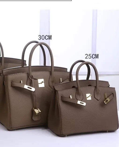 2025- Euro-american Elegant Crocodile Leather Handbag Bag - Birkin 35,red,palladium Hardware — image 3