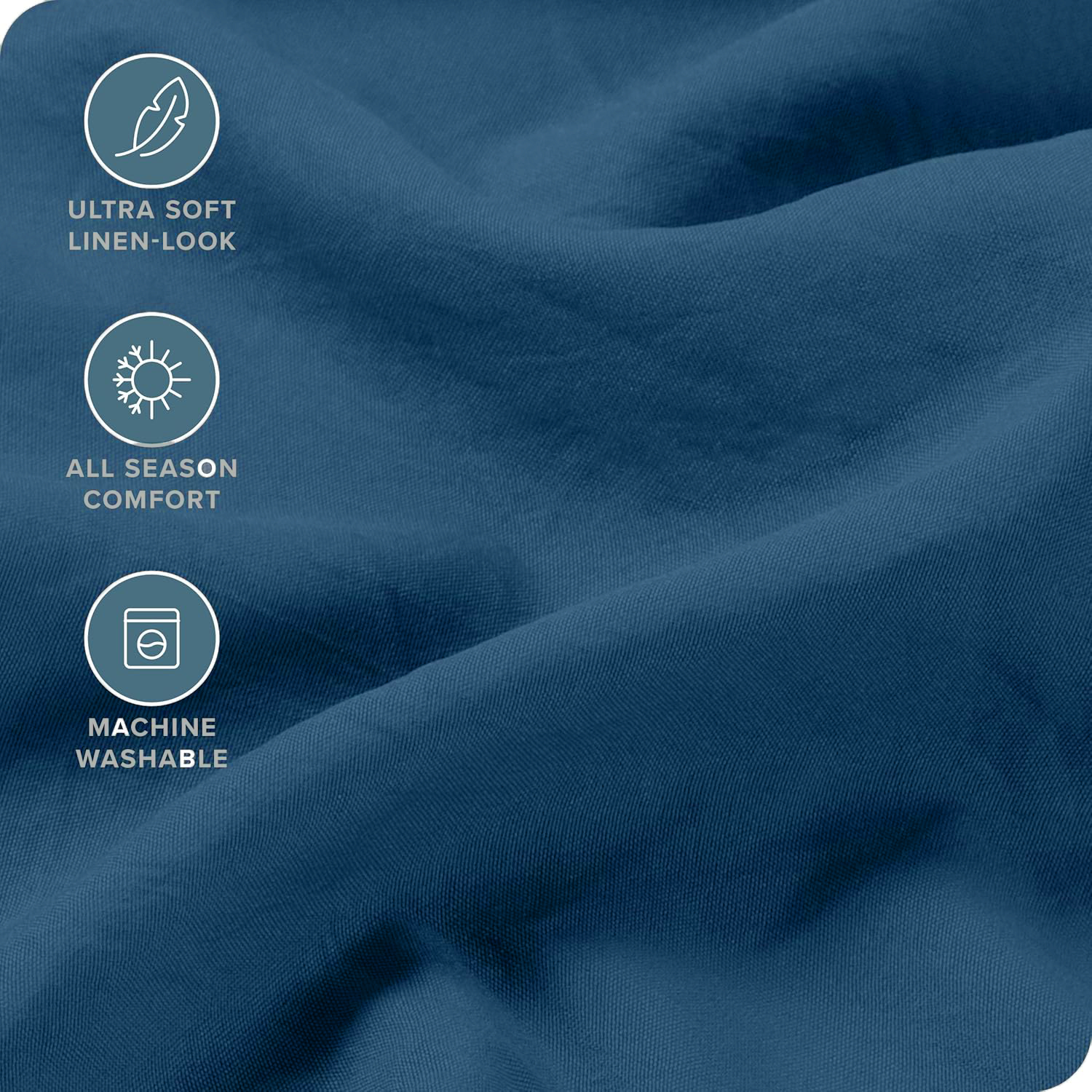 Hotel Quality Fitted Sheet - 1 Piece Fitted Sheet -Breathable Bedding - Wrinkle, Fade, Stain Resistant- 16inch/40cm Deep Pocket Fitted Bed Sheet-Wrinkle and — image 5