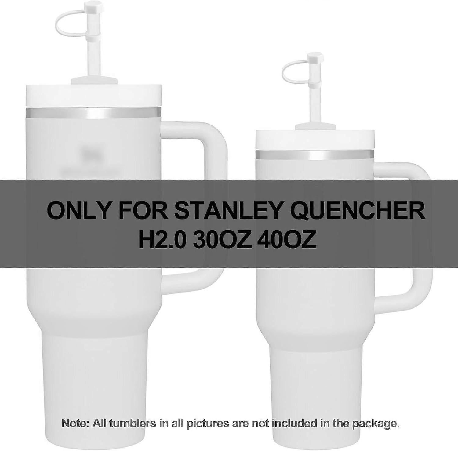 Spill Stopper For Stanley Cup 2.0 30oz & 40oz Set Of 4, Silicone Leak Proof Stopper For Stanley Tumbler, Cup Accessories Includes Straw Cover โ image 2