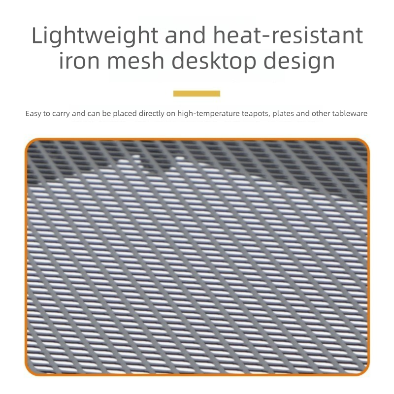 Portable Folding Camping Table 60x40cm - Adjustable Height Heat Resistant Mesh Top - Lightweight Aluminum Outdoor BBQ & Picnic Stand โ image 3