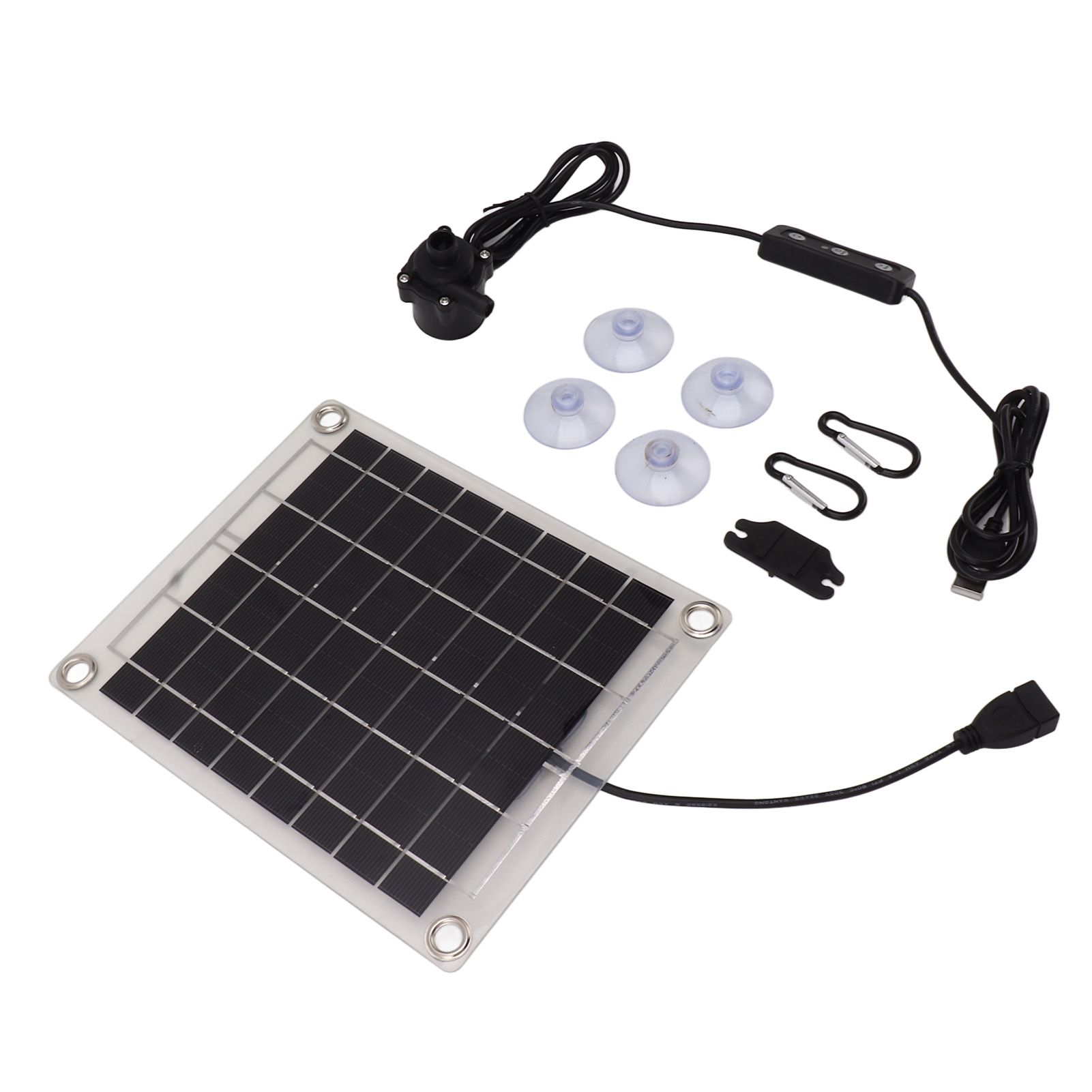 Solar Water Pump Kit 20W Submersible for Fountain Pond Bird Bath Irrigation Adjustable Water Volume with Switch โ image 2