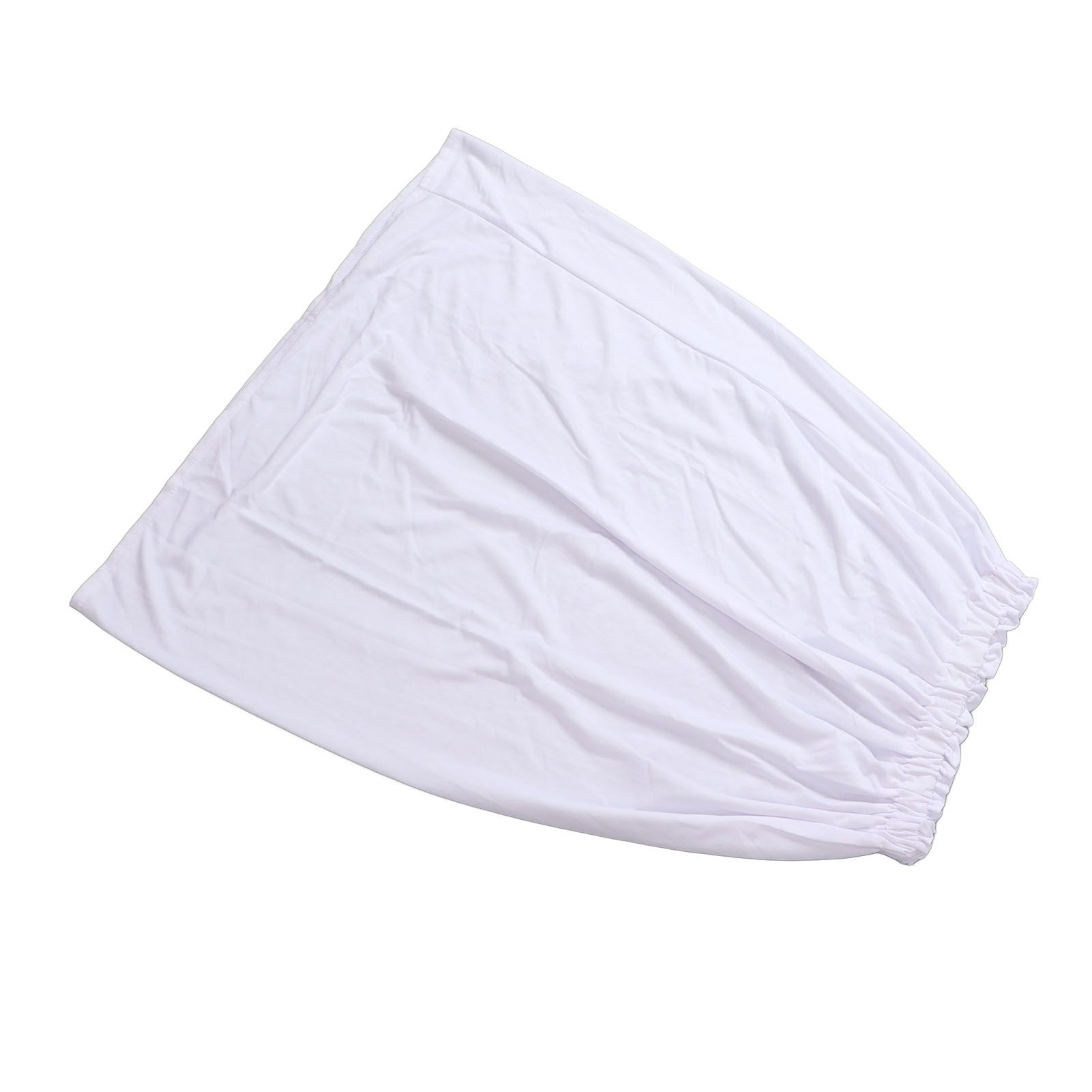 Women Bath Towel Wrap Cotton Boob Tube Top Bath Towel Skirt Dree for Travel Beach White โ image 3