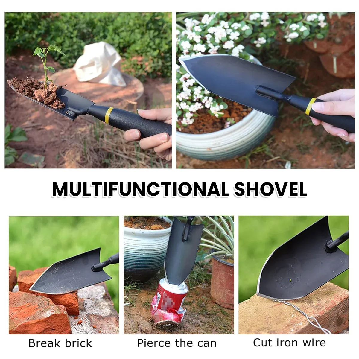 Garden Shovel Gardening Tool for Garden Flower Planting Durable Rust Resistant — image 4
