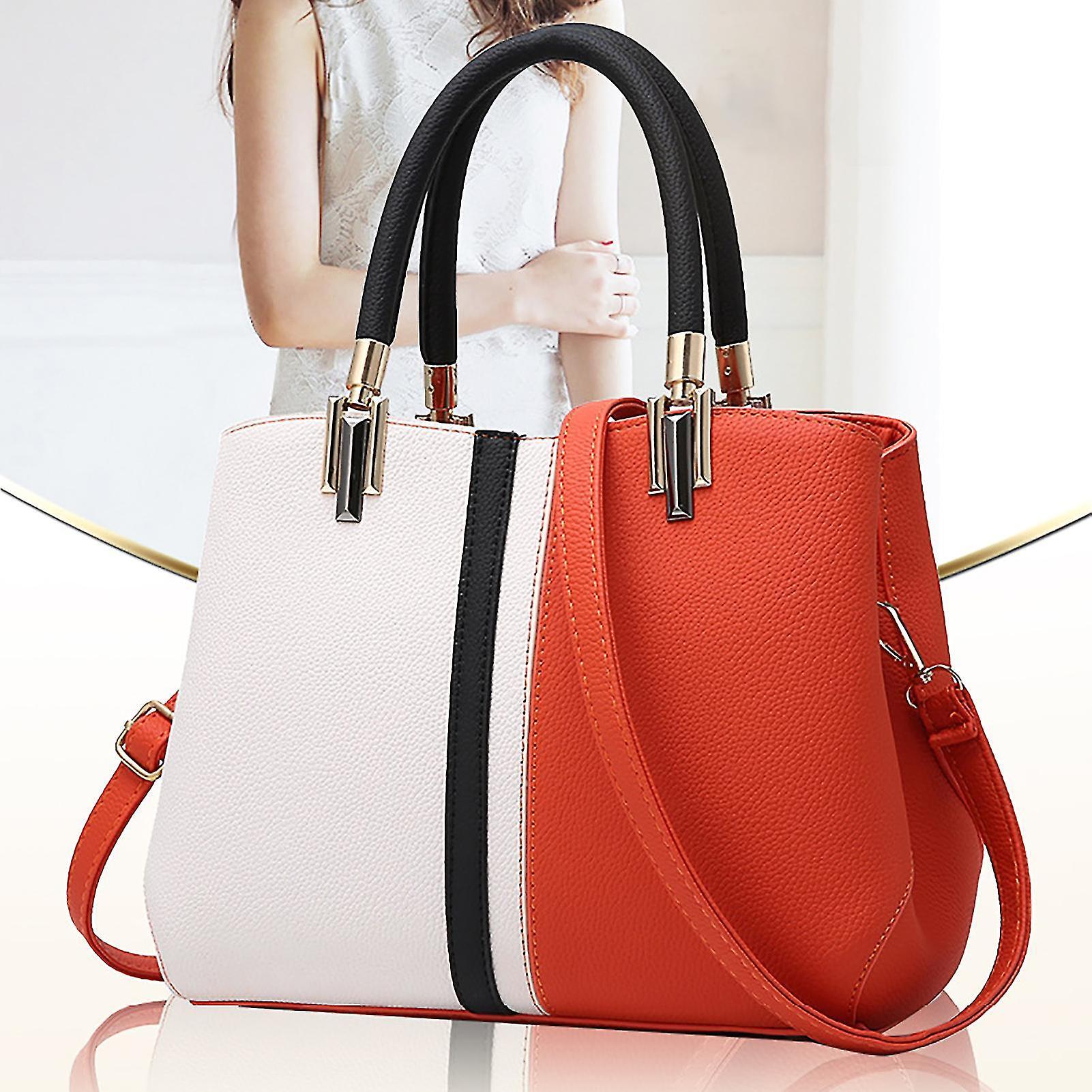 Women's PU Leather Tote Bag Large Capacity Waterproof Handbag โ image 2