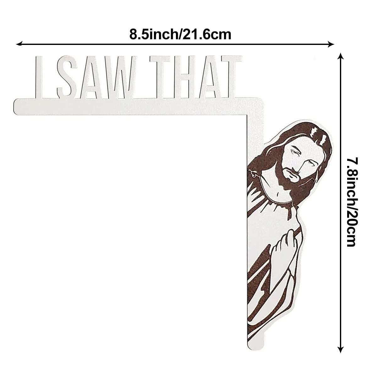 Creative Door Corner Decor, Wood Funny Door Sign I Bless This Home Wall Decor, Frame Corner Decoration(8.5 x 7.8inch, Right) — image 2