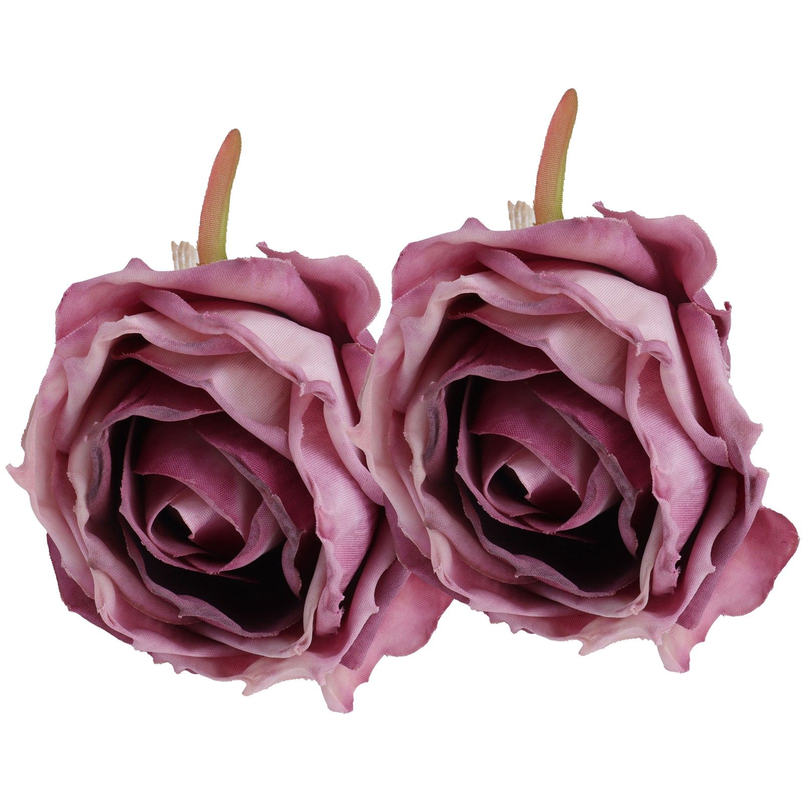 2Pcs Novelty Wooden Napkin Buckle Artificial Floral Napkin Ring for Festival Table DecorationPurple โ image 5
