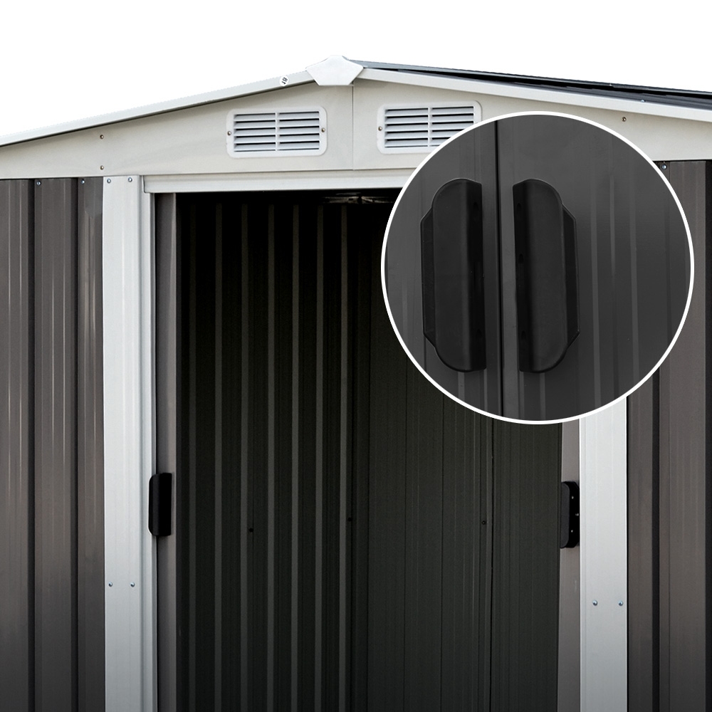 Giantz Garden Shed 2.58x2.07M Sheds Outdoor Storage Workshop Metal Shelter Sliding Door โ image 5