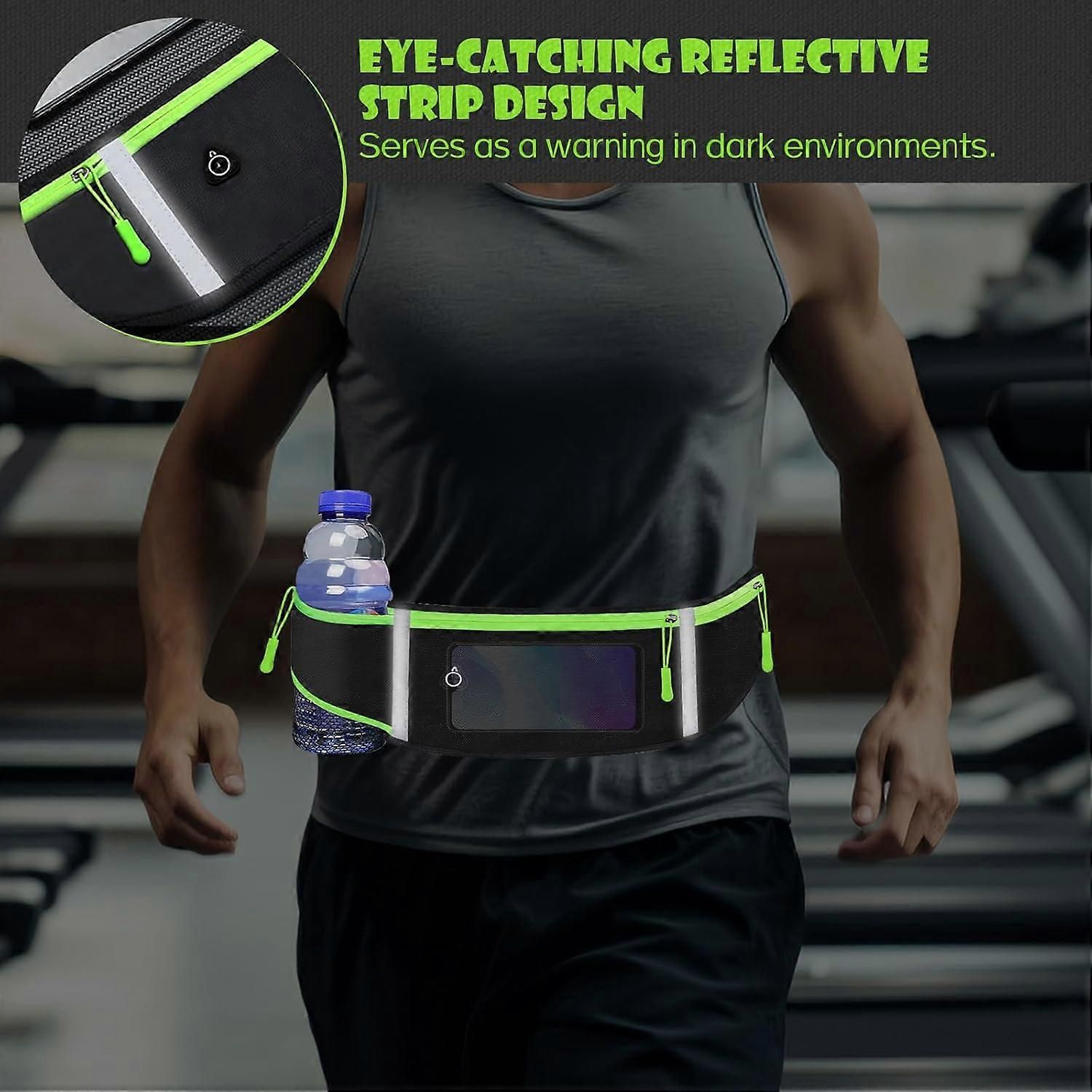 Waterproof Running Waist Bag, Unisex, Can Hold Cell Phone Water Bottle, Flip Belt Running Accessory โ image 4