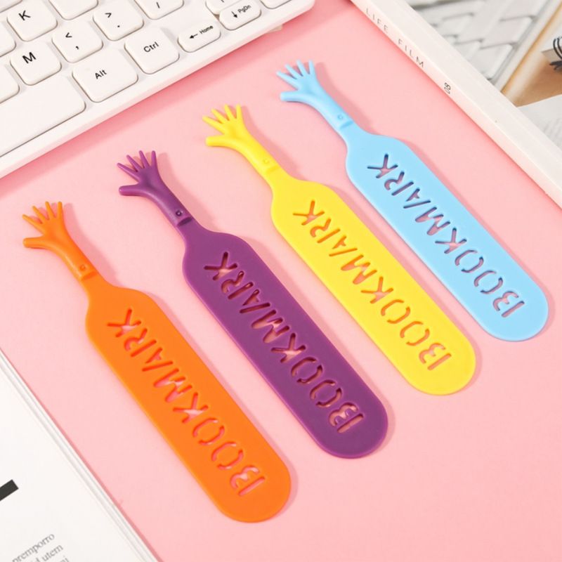 4Pcs Book -Scratch Hollow Out Design Handcraft Labeling Smooth Surface Finger Help Me Novelty Reading Bookmark School โ image 2