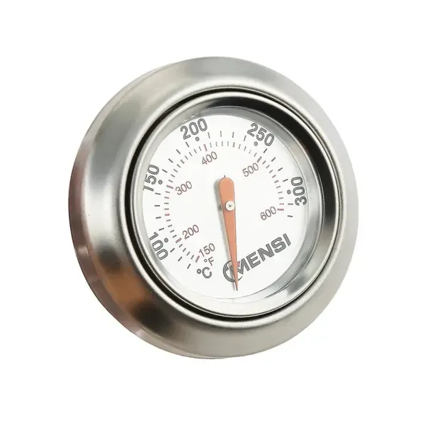 BBQ Grill Lid Thermometer Replacement, Stainless Steel Built-In Temperature Gauge for Weber Traveller and Q Series â image 5