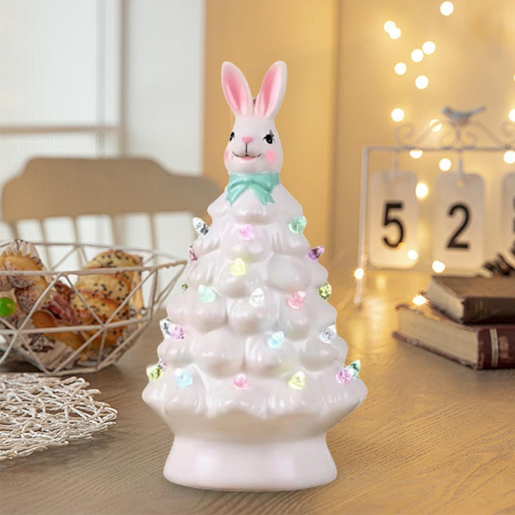 Creative Easter Bunny Figine Bunny Crafts Easter Ornaments Resin Easter Bunny Decor,Cute Easter Decorations for The Home — image 2