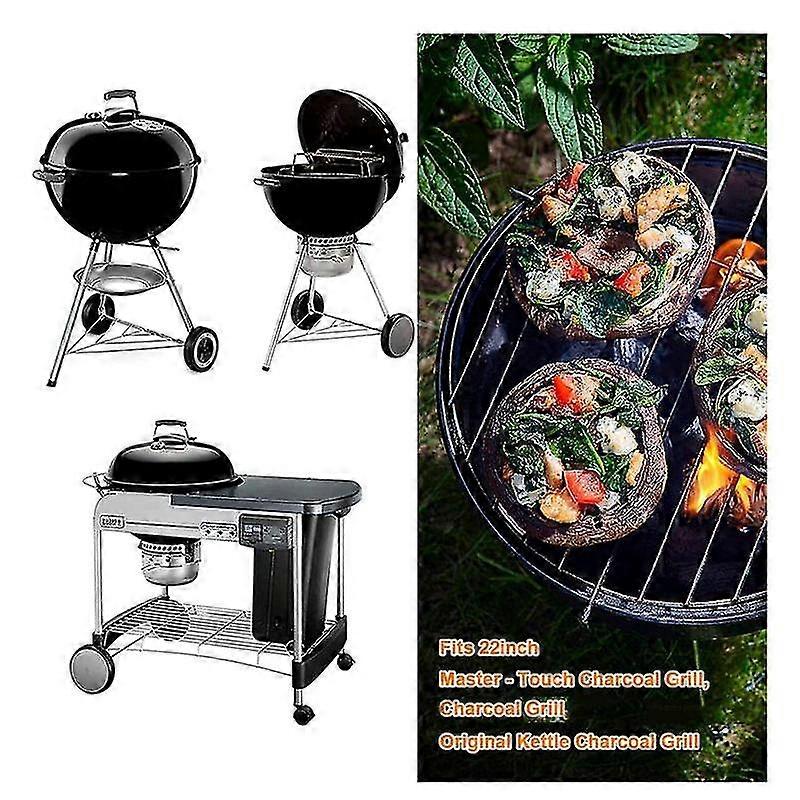 Weber 22-inch One-Touch Ash Cleaning System, Fits Master-Touch/Performer/Original Series Grills (FMY) Silver — image 4