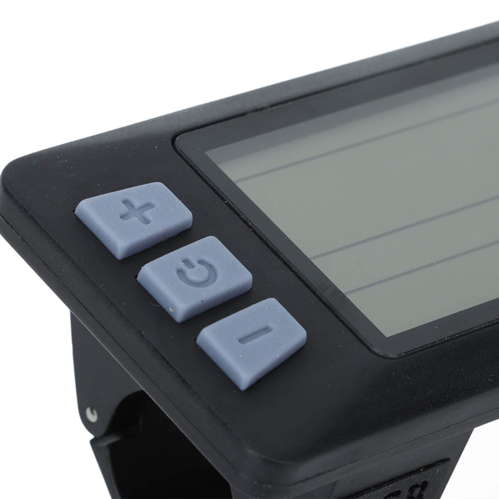 Electric Bike LCD Display, Multi Function Bicycle Speedometer Odometer Waterproof Bike Display Meter Control Panel — image 3