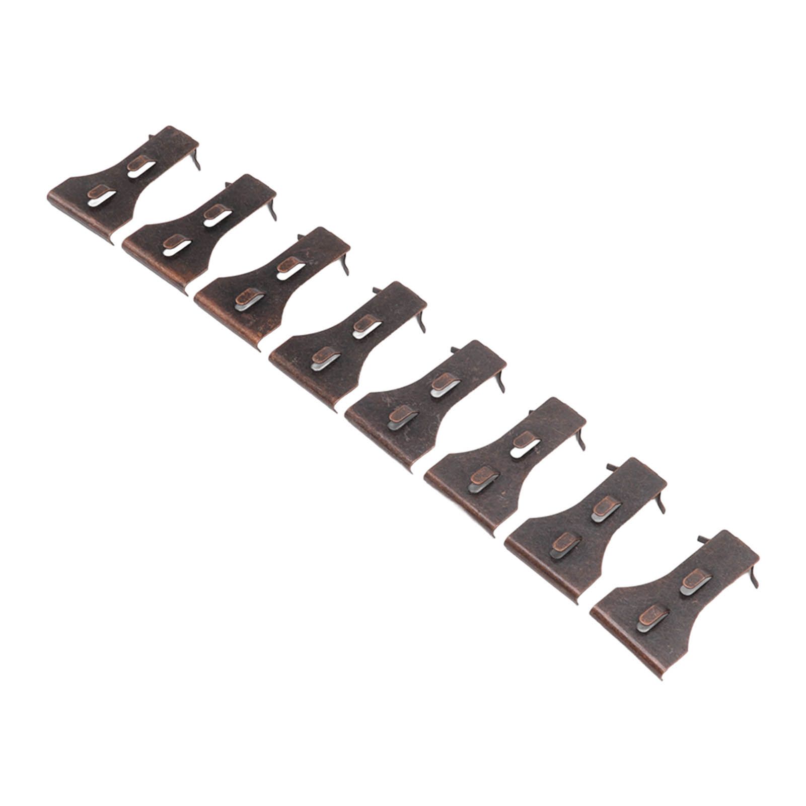 8Pcs Brick Hook Clips Steel Brick Hanger Fits Standard Size Bricks 2 1/4 Inch to 2 3/8 Inch in Height — image 5