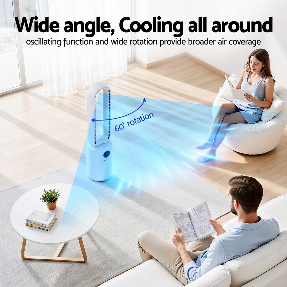 Devanti 2in1 Bladeless Fan Air Purification W/ Remote 88cm — image 6