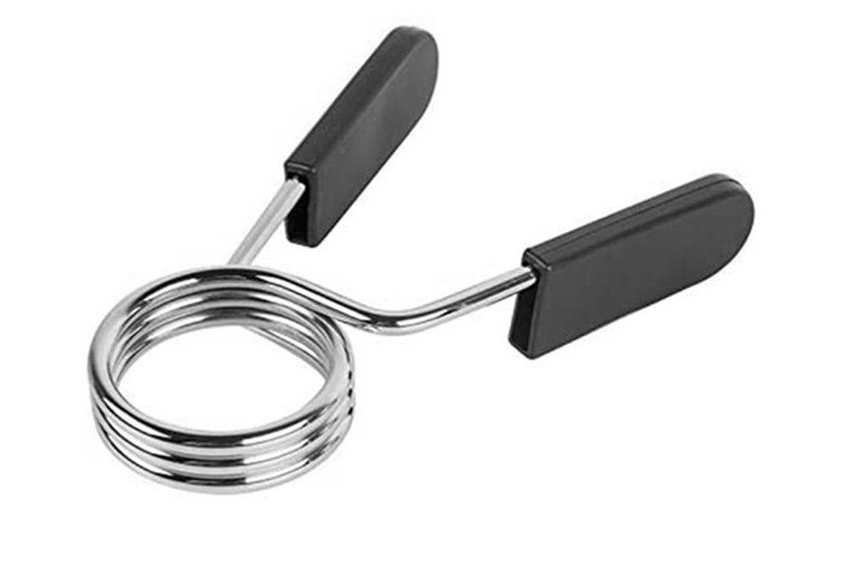 4 Pack 25mm Barbell Spring Clips Gym Weight Lifting Clamps for Dumbbell Bar Lock โ image 3