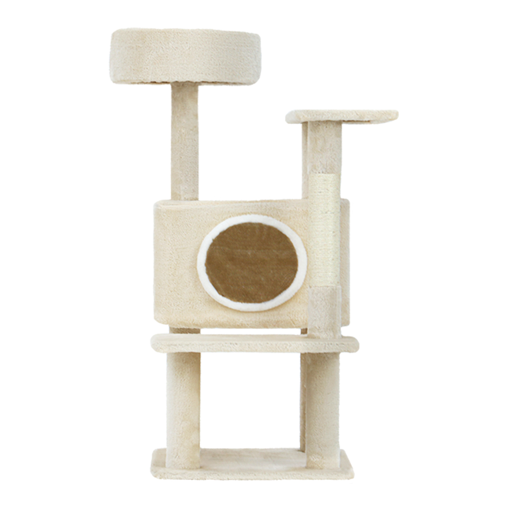 i.Pet Cat Tree 90cm Scratching Post Tower Scratcher Wood Condo House Bed Trees โ image 3
