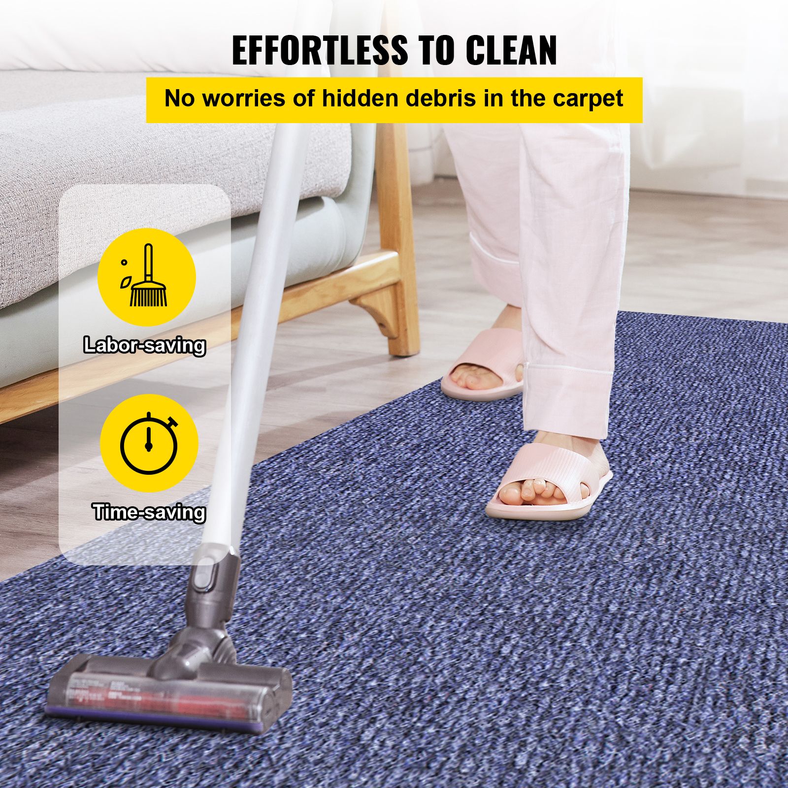 Deep Blue Marine Carpet 6 ft x 39.3 ft, Boat Carpet Rugs, Indoor Outdoor Rugs for Patio Deck Non-Slide TPR Water-Proof Back Outdoor Marine Carpeting Outdoor — image 6