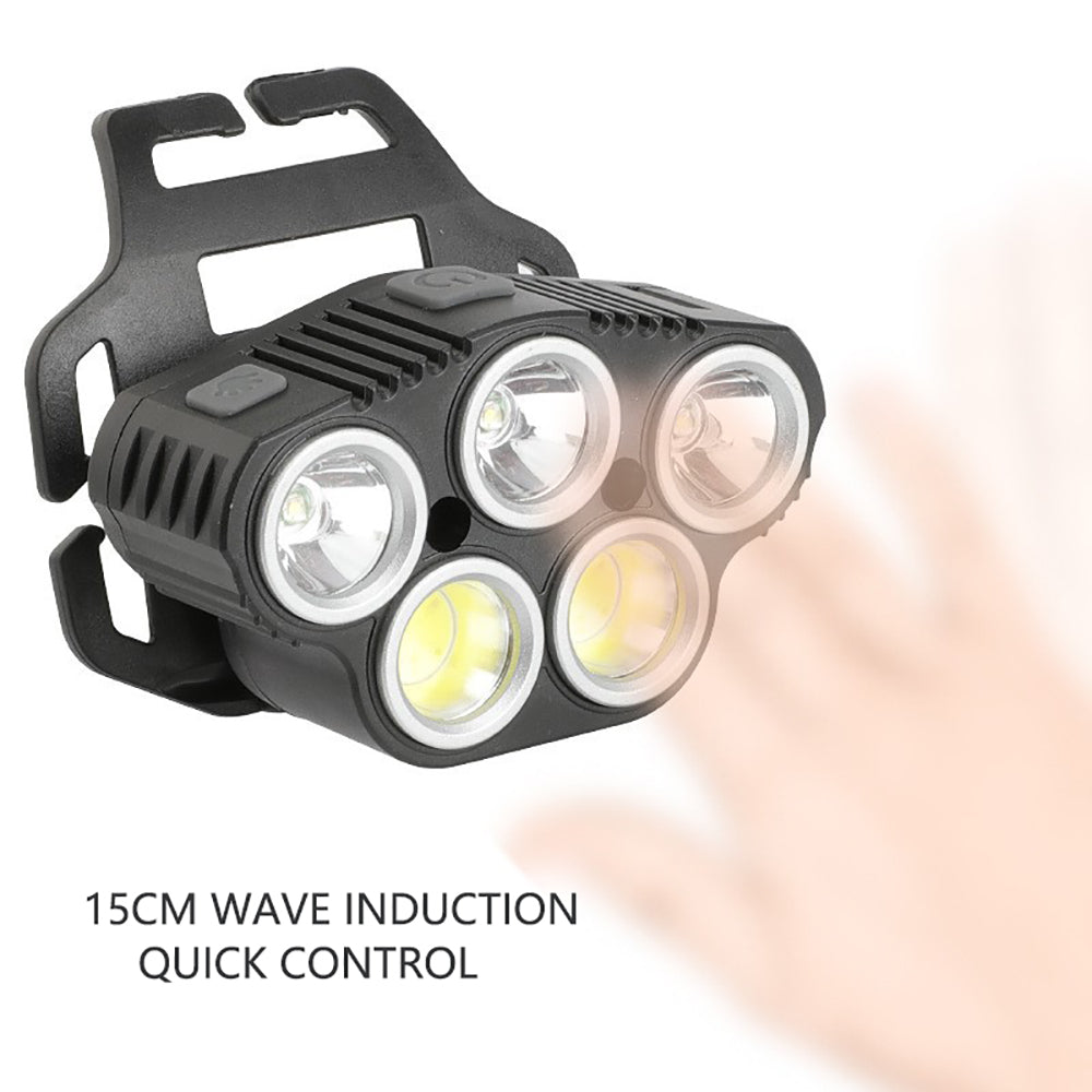 6 Modes LED Head Torch Induction Headlight Camping COB Infrared Strong Lights — image 3
