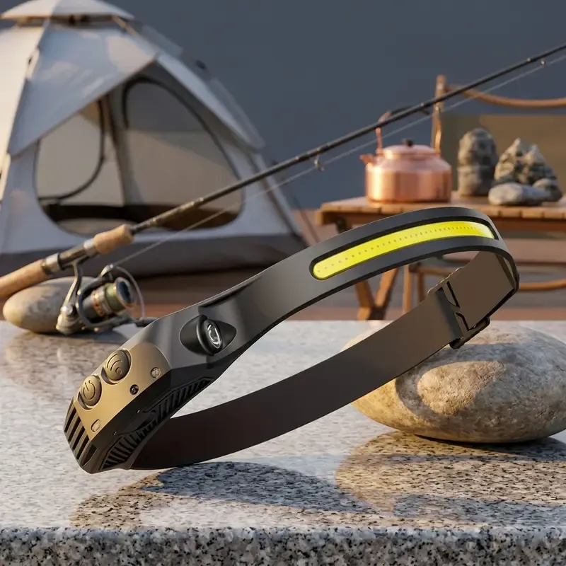 Compact motion-sensing headlamp, USB rechargeable, 5 modes β essential for outdoor & emergencies! β image 5