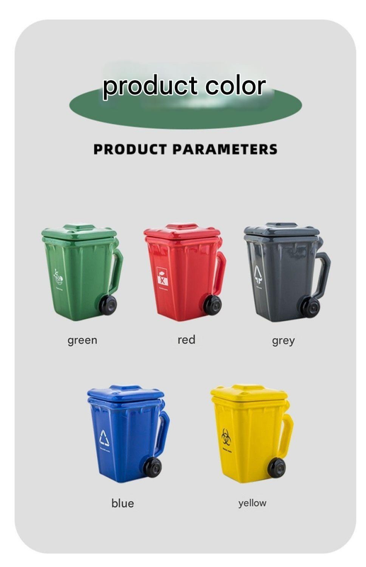 Green Creative Trash Can Ceramic Mug with Shovel Spoon - 400ml Funny Garbage Bin Coffee Cup with Lid - Novelty Gag Gift for Birthday Christmas - Quirky Kitchen โ image 5
