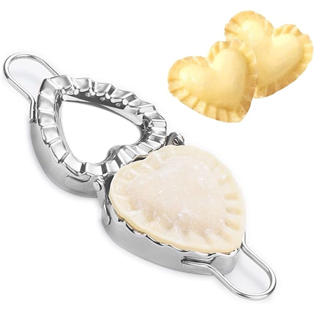 Heart-shaped Steel Handle 304 Stainless Steel Dumpling Mold Easy to Use Perfect Dumpling Tool โ image 2