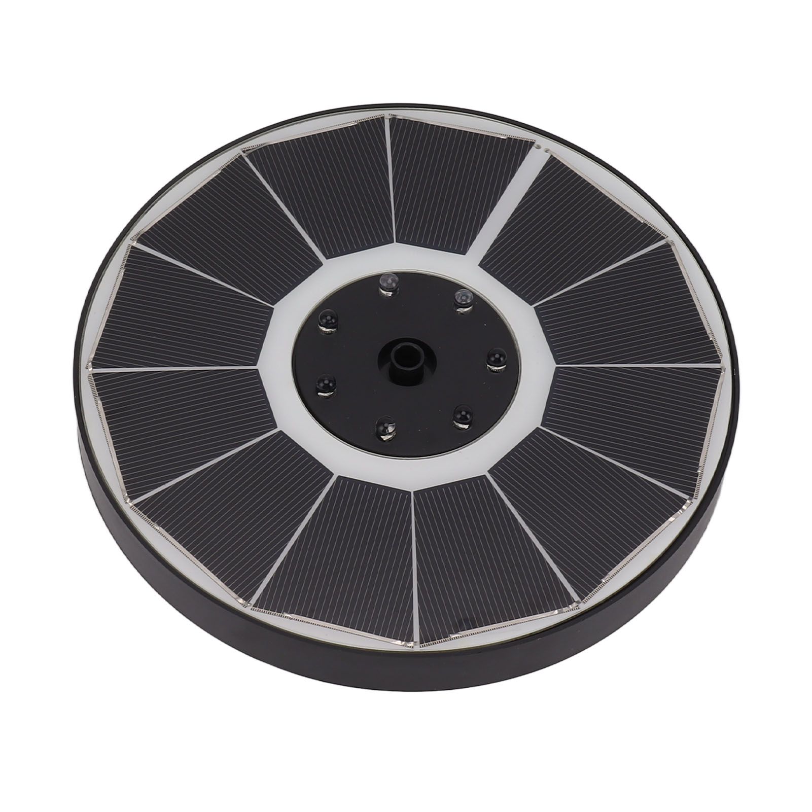 Solar Fountain Light with 8 Nozzles 3.5W 900mAh Colorful Powerful Solar Bird Bath Fountains for Bird Bath Garden Black Nozzle โ image 3