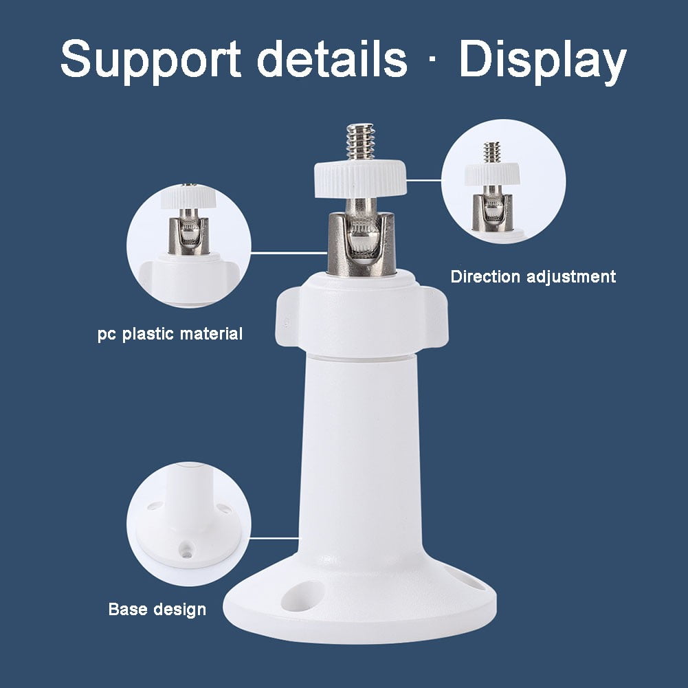 360° Rotating Universal Monitoring Bracket Indoor Outdoor Universal Camera Base Outdoor Camera Base Monitoring Accessories Black Smile Home Black — image 6