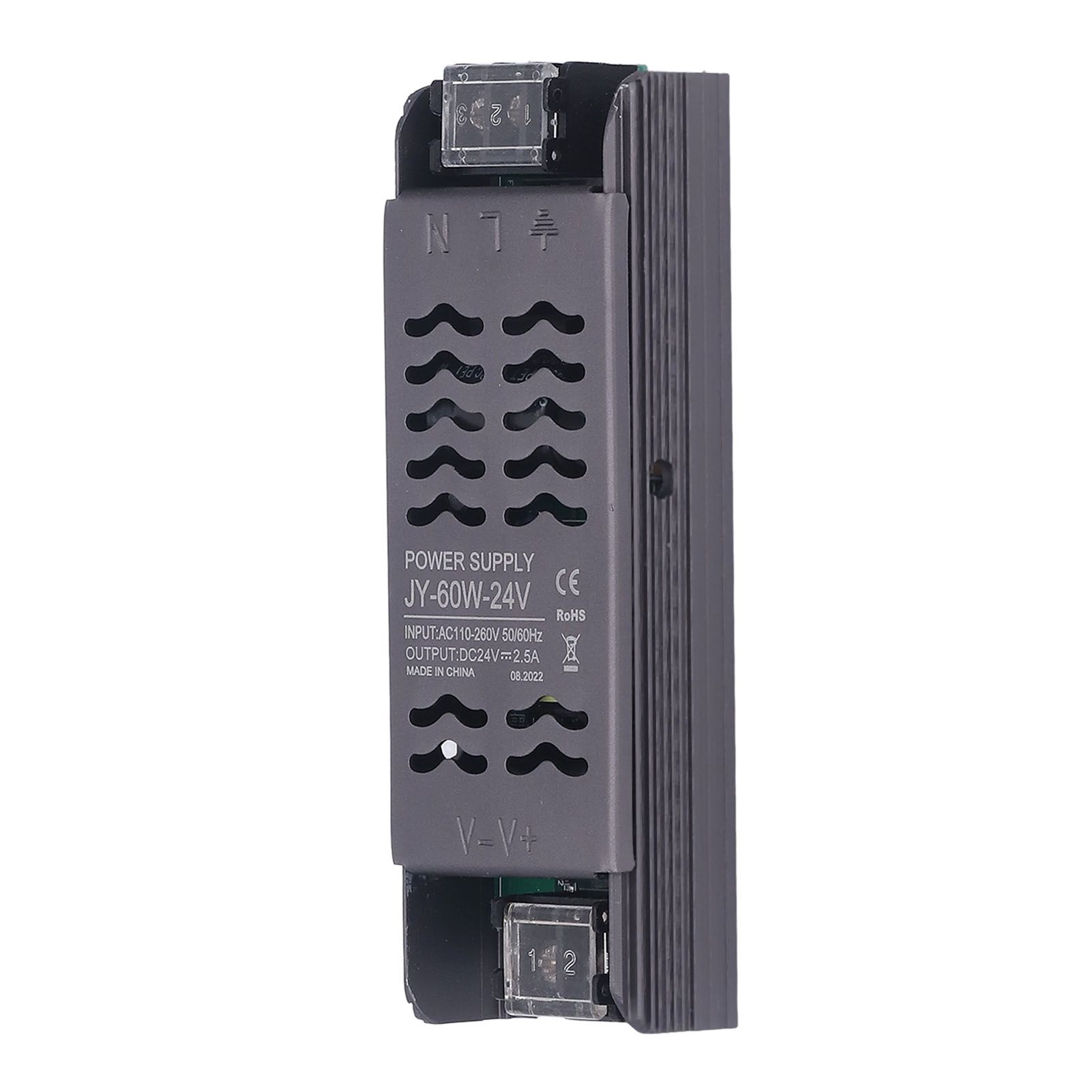 24V Power Supply 60W DC24V IP20 AC110 to 260V to 24V Copper Aluminum Alloy Hollow Design LED Transformer โ image 6
