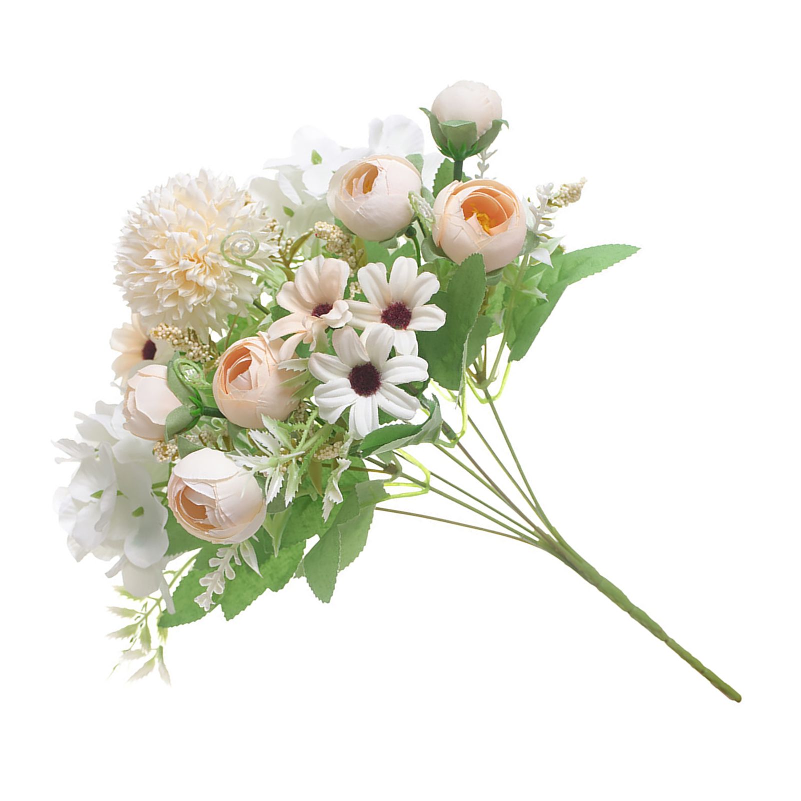 Artificial Flower Exquisite Lifelike Silk Cloth Faux Flower for Photography Wedding Home Shop Decoration Champagne โ image 3