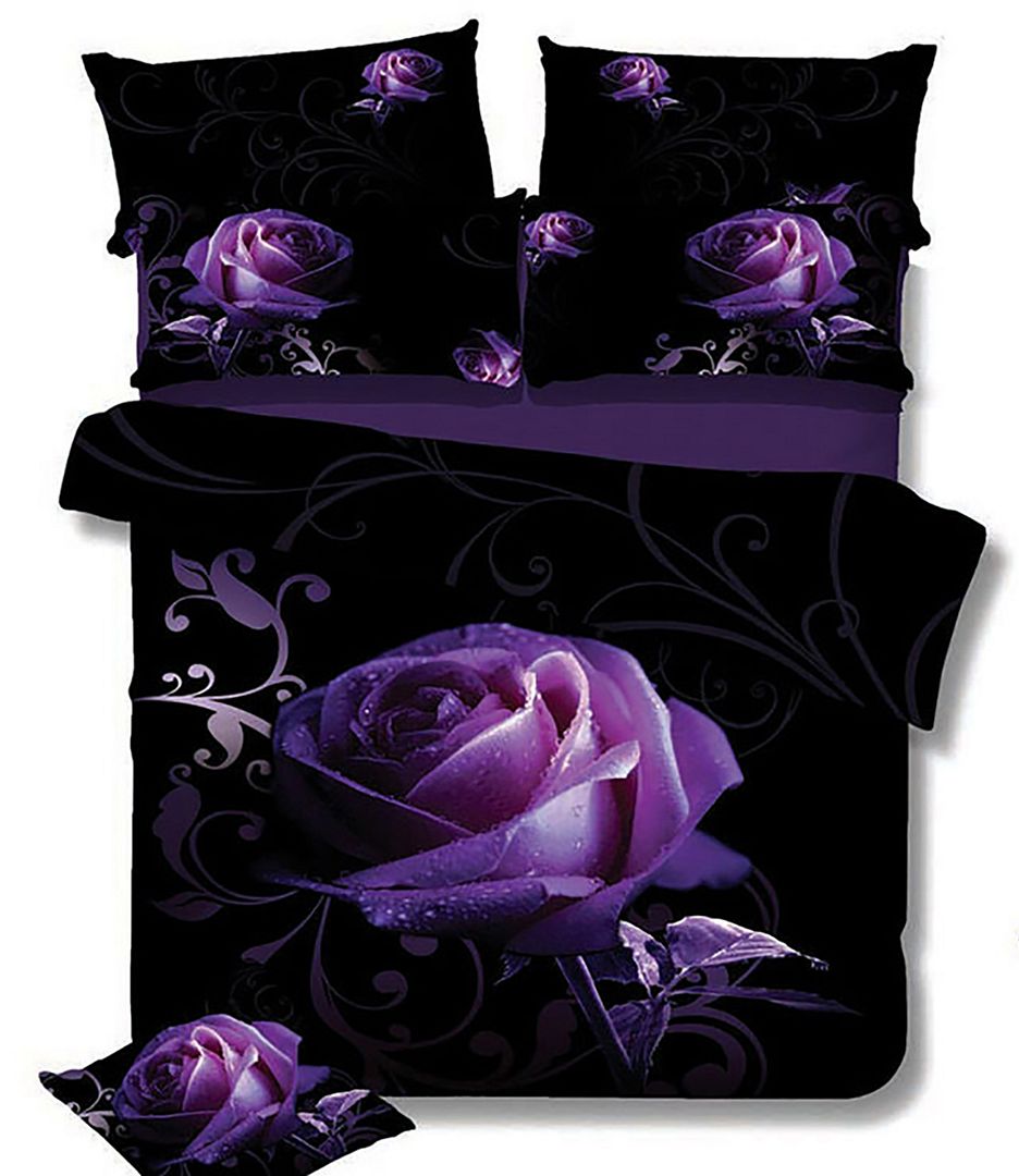 Rose Double Size Quilt/Duvet Cover Set — image 2