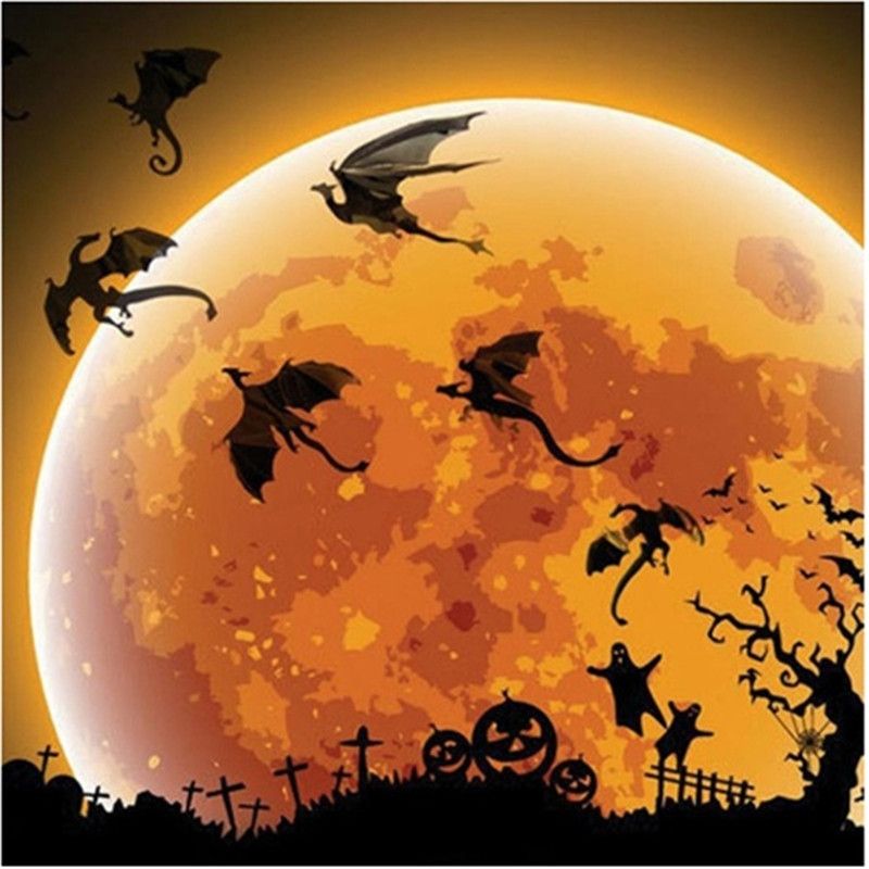 7pcs/Lot 3D Gothic Dragon Wall Sticker Inspired Dragon Wallpaper โ image 3