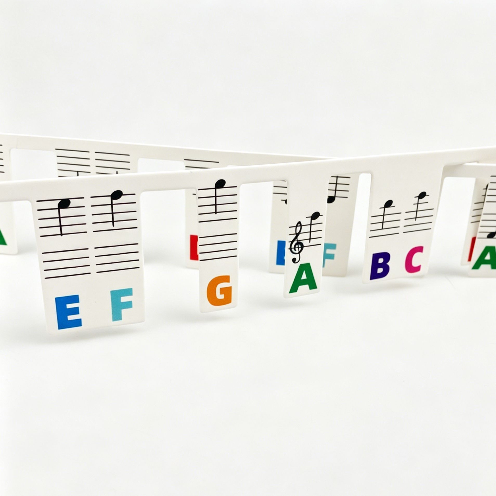 88 Keys Color Piano Note Strip 1pcs Keyboard Sticker