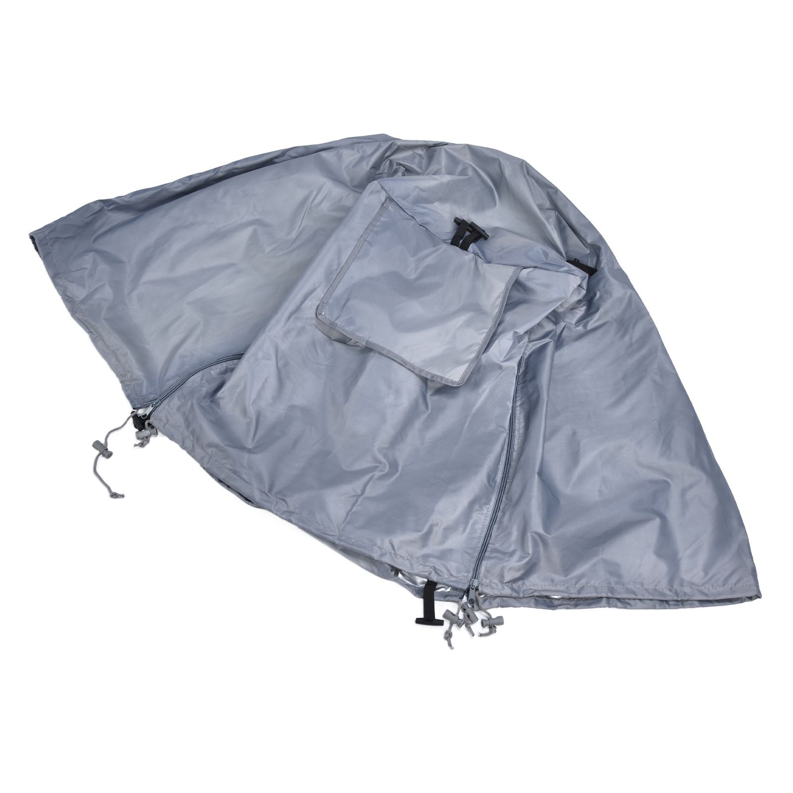 109x76x74cm Dogs Wire Crate Cover Waterproof Dustproof Pet Cage Cover for Indoor Outdoor ProtectionGray — image 3
