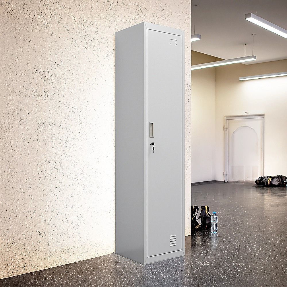 One-Door Office Gym Shed Clothing Locker Cabinet — image 3
