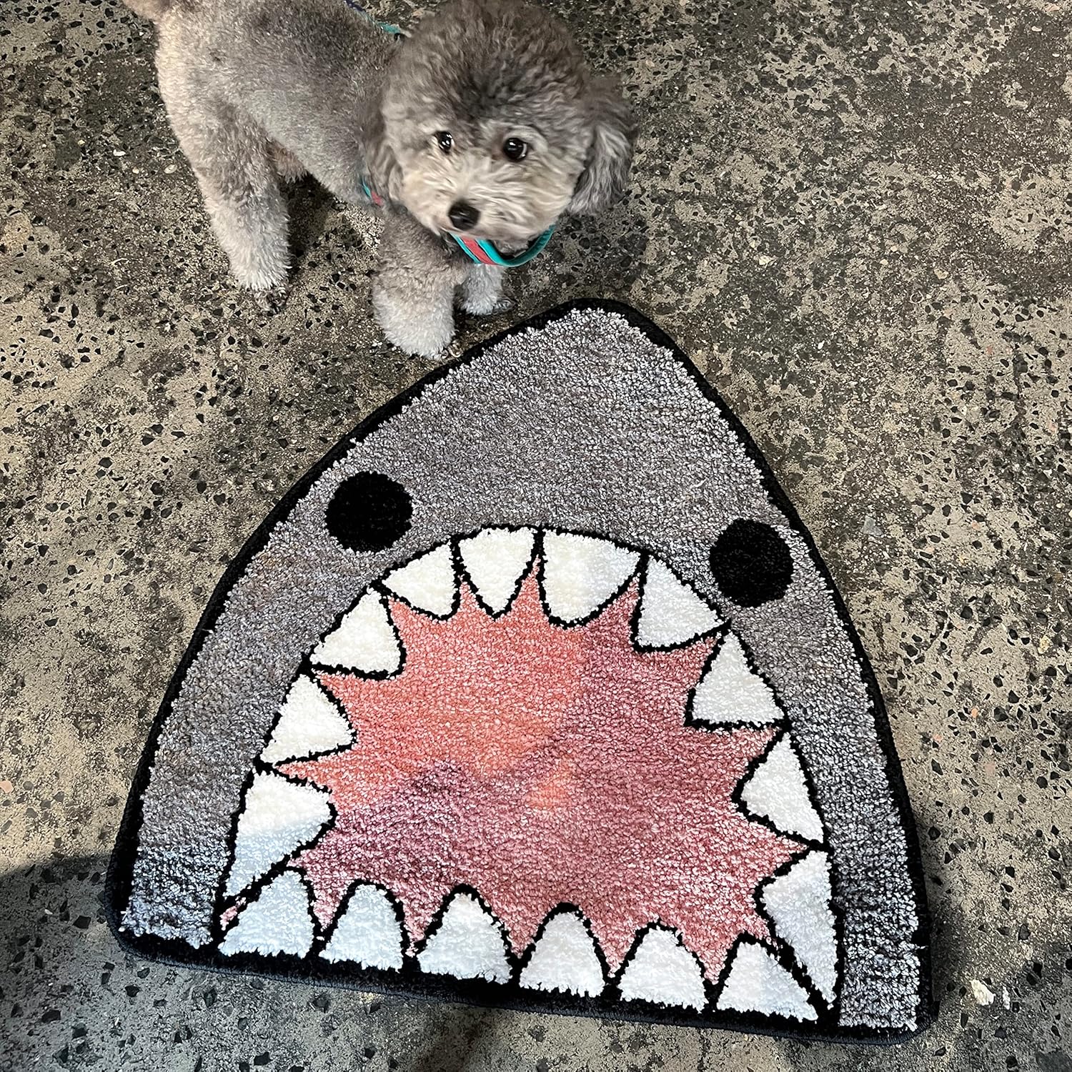 Bathroom Rug Bath Mat Shark Shaped Non Slip Bath Rug Extra Soft and Absorbent Microfiber Bath Rugs for Bathroom Floor Tub and Shower Dry Quickly — image 6