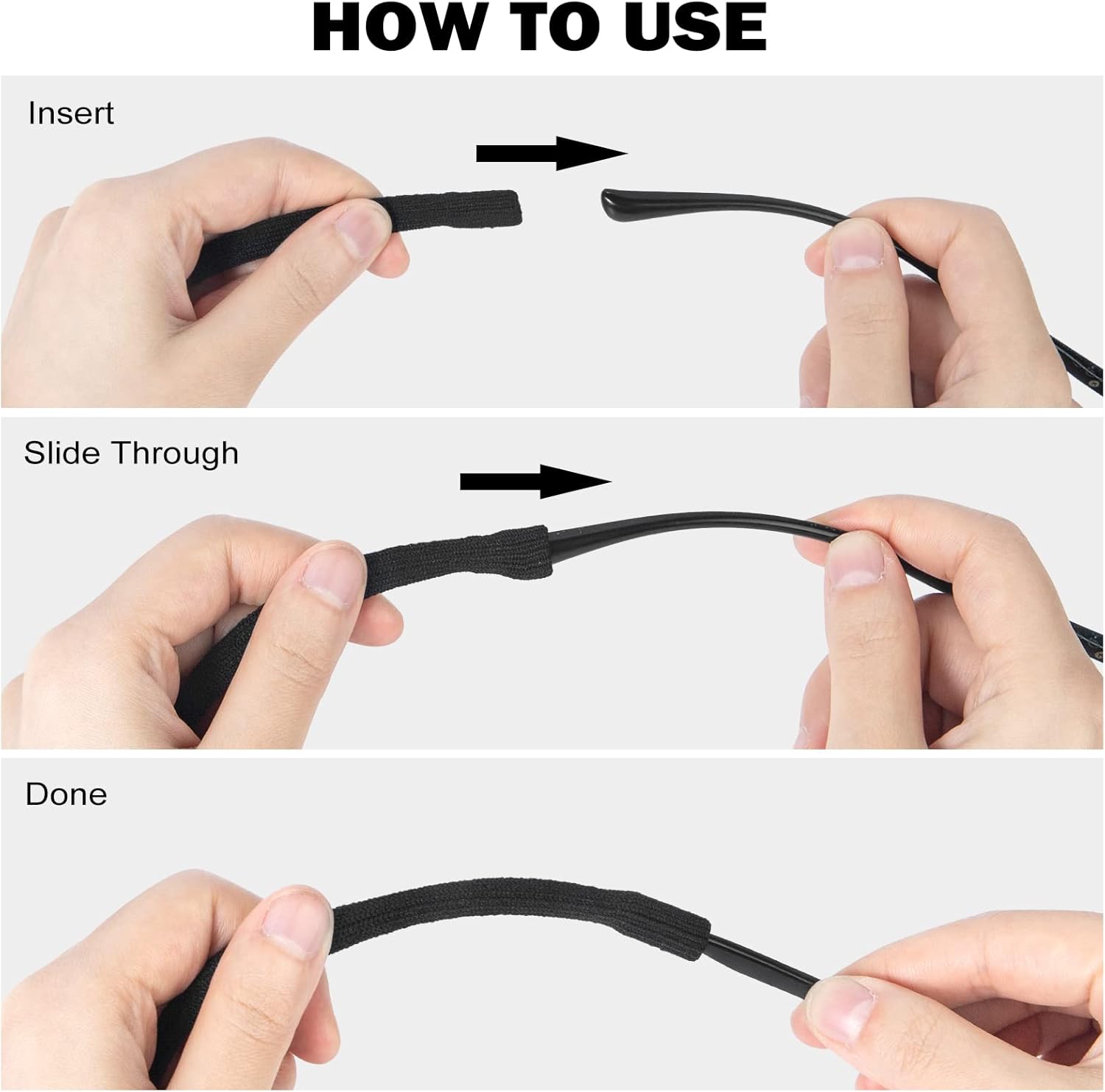 10 Pack Glasses Strap Adjtable Eyeglass Holder Around Neck Universal Glasses Lanyard Eye Glasses String Sunglasses Strap Cord Eyewear Retainer for Men Women — image 4