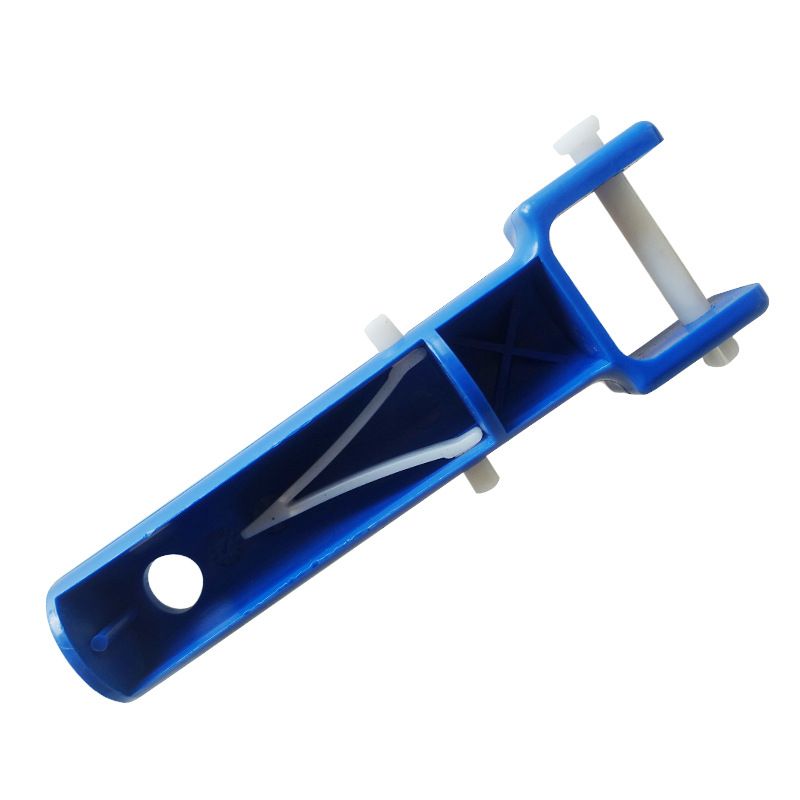 2Pcs Swimming Pool Spa Vacuum Head Handle Replacement, Durable Blue V Shape Clip Brush Head Handle Replacement Pool Accessories — image 3