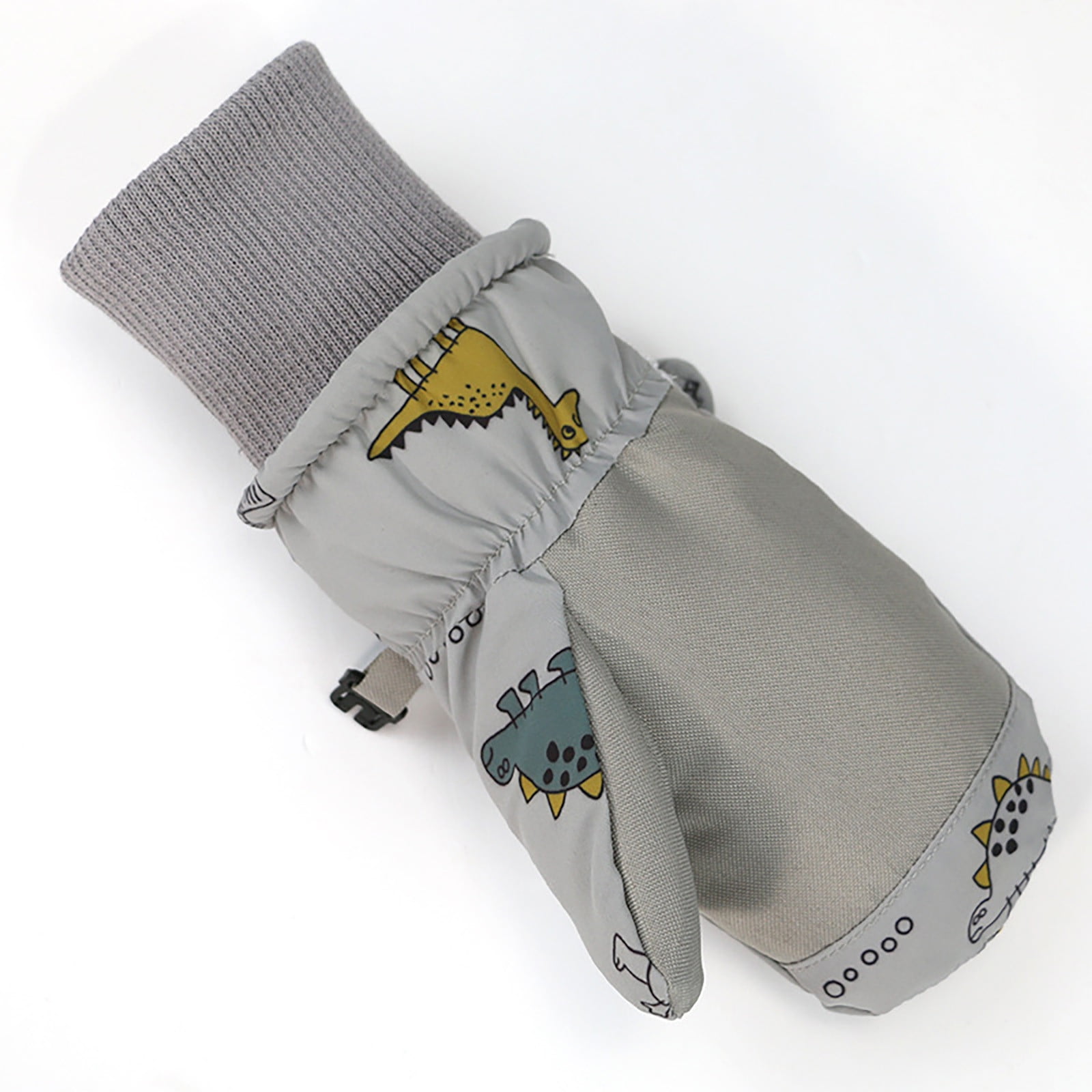 Gloves For Kids Toddler Skis Kids Gloves Winter Gloves Thick Gloves Stretchy Warm Gloves Boys Girls 6-24 Months 2-4 Years AHA5 kids snow gloves Grey — image 4