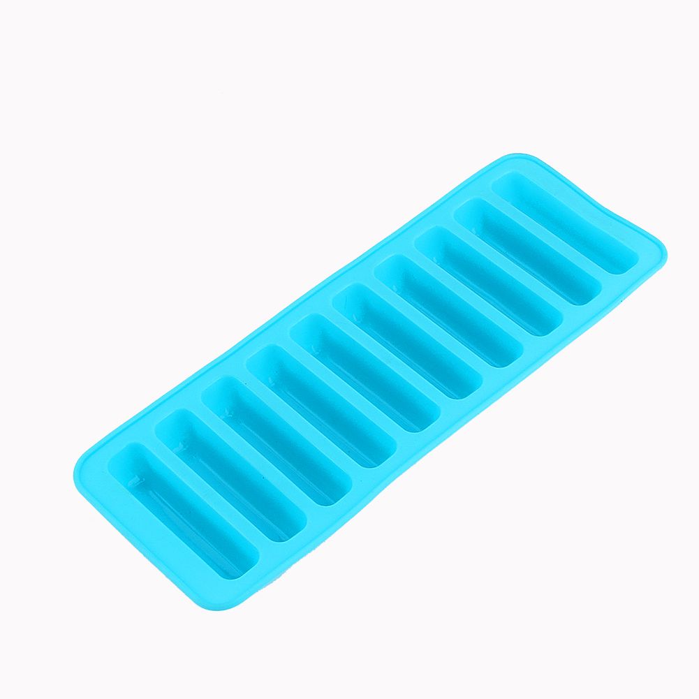 Colorful Cylinder Ice Cubes Tray Freeze Mould Fondant Chocolate Mold Make Silcone β image 3