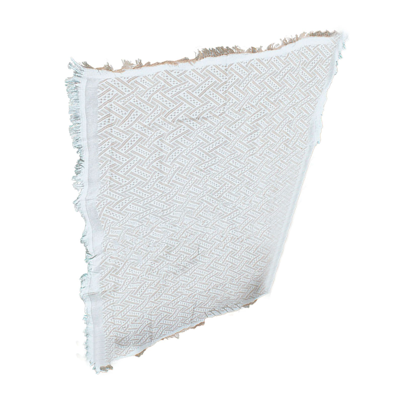 Outdoor Picnic Blanket with Fringe Cotton Soft Comfortable Simple Style for Camping Beach 180x130 โ image 3