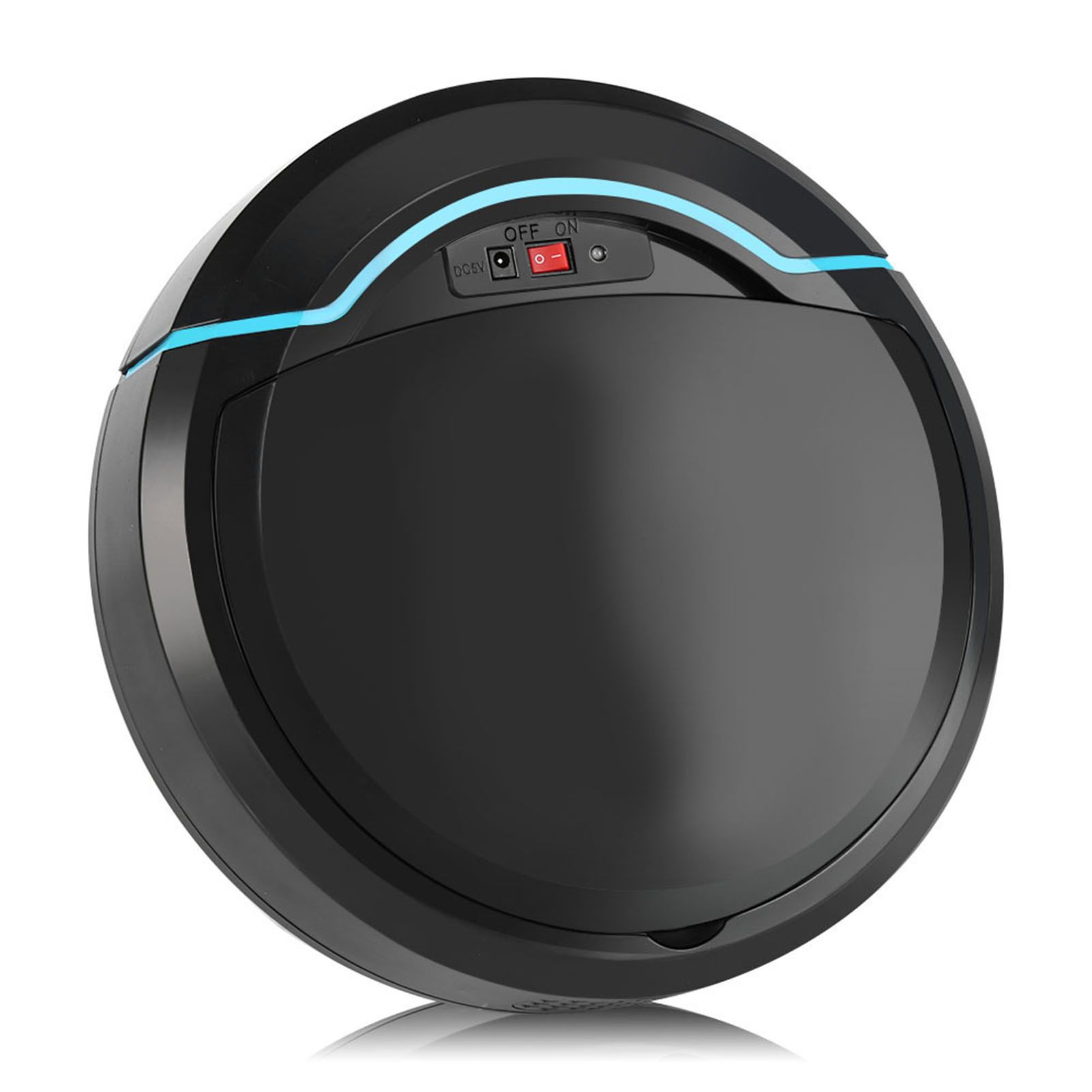 USB Rechargeable Automatic Smart Robot Vacuum Floor Cleaner Household Sweeping Machine Black β image 3