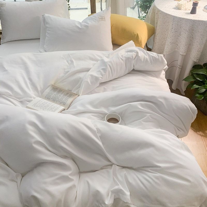 Hotel Style Quilt Cover 4 Piece Bedding Set Light luxury five-star room for white thickening 1.8x 2.0 m [all-inclusive bed hat]] — image 5